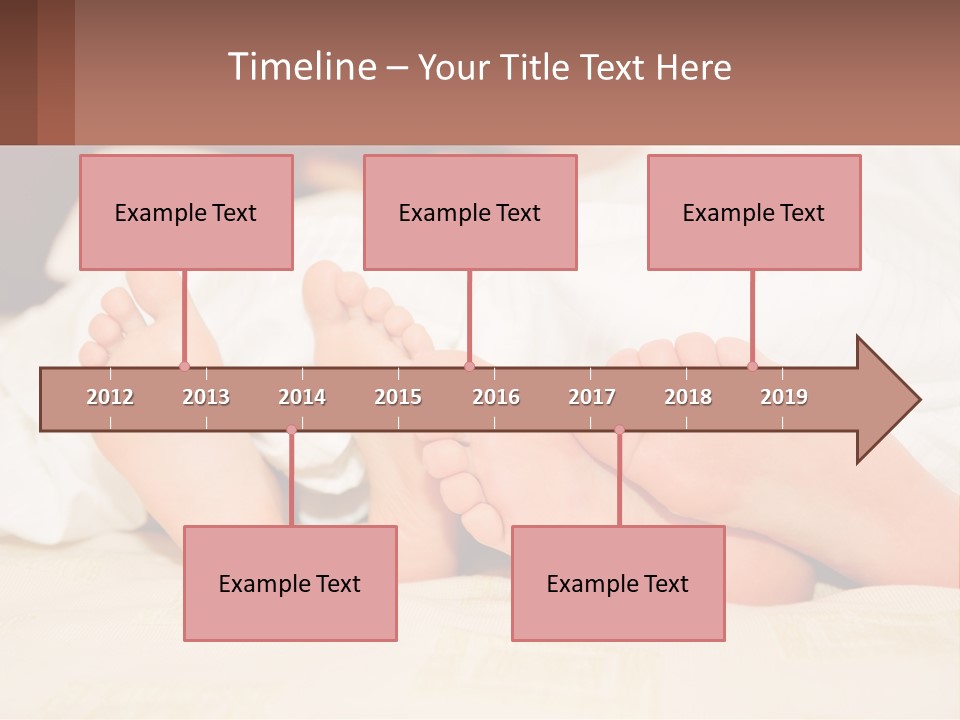 Girl And Boy In Bed PowerPoint Template