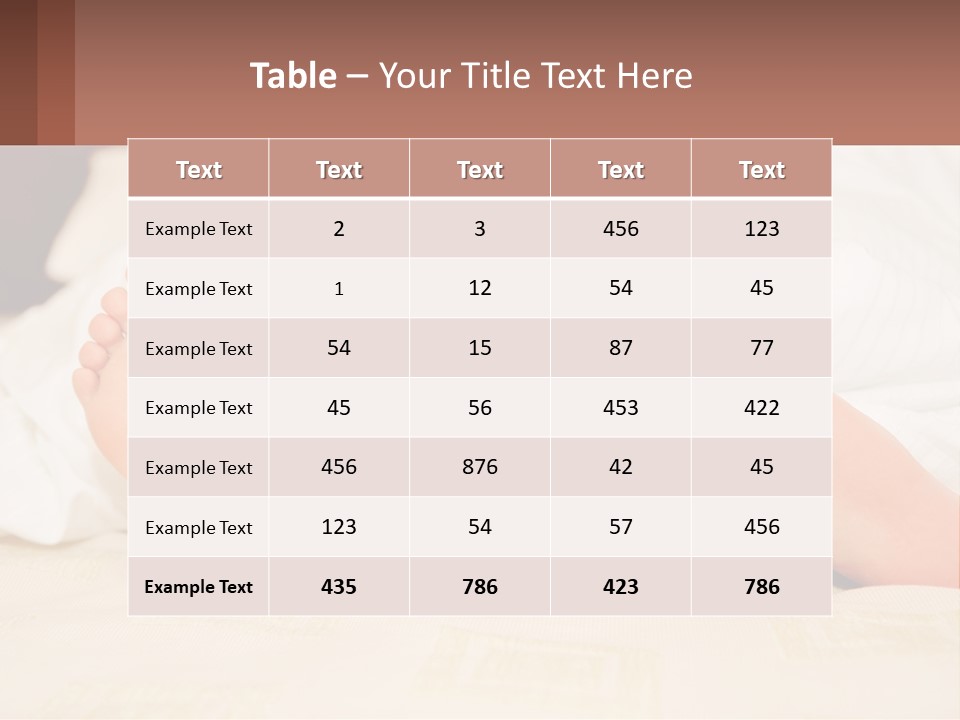 Girl And Boy In Bed PowerPoint Template