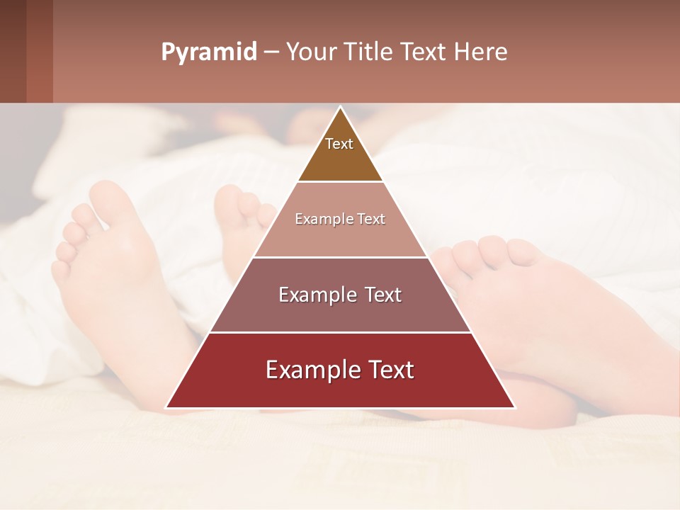 Girl And Boy In Bed PowerPoint Template