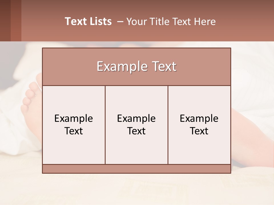 Girl And Boy In Bed PowerPoint Template