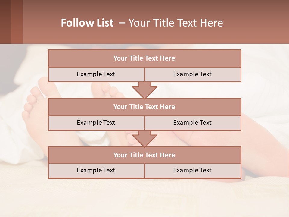 Girl And Boy In Bed PowerPoint Template