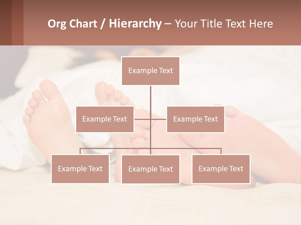 Girl And Boy In Bed PowerPoint Template