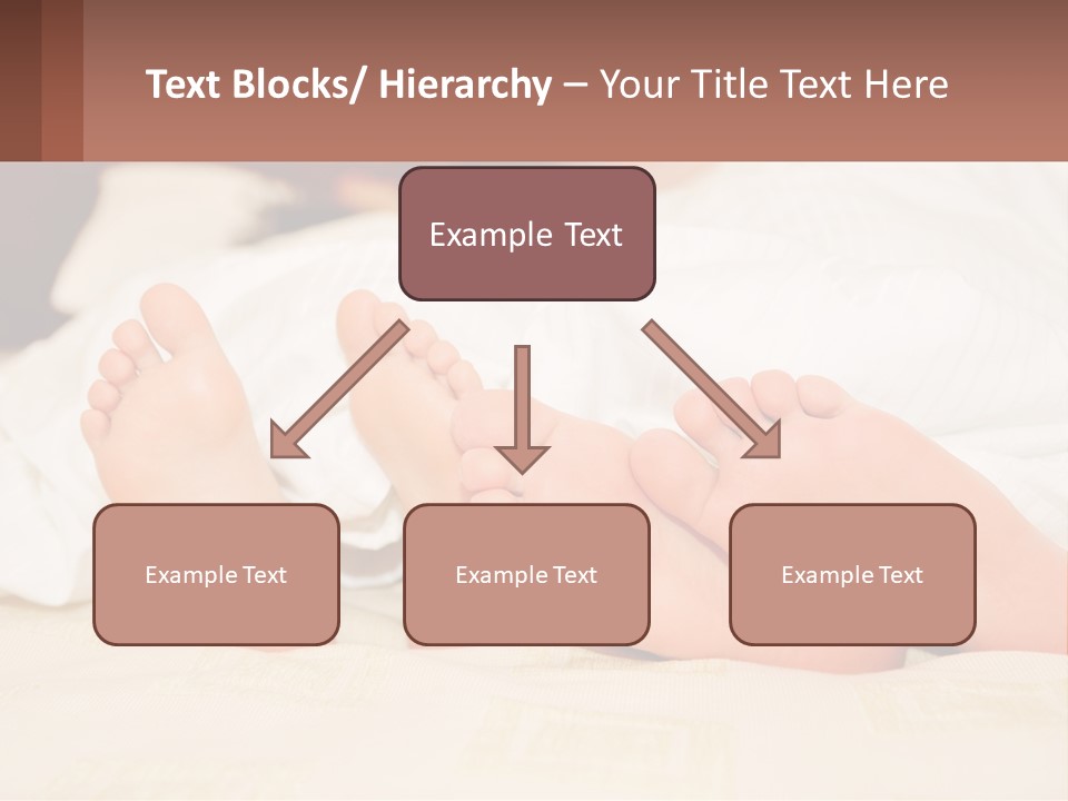 Girl And Boy In Bed PowerPoint Template