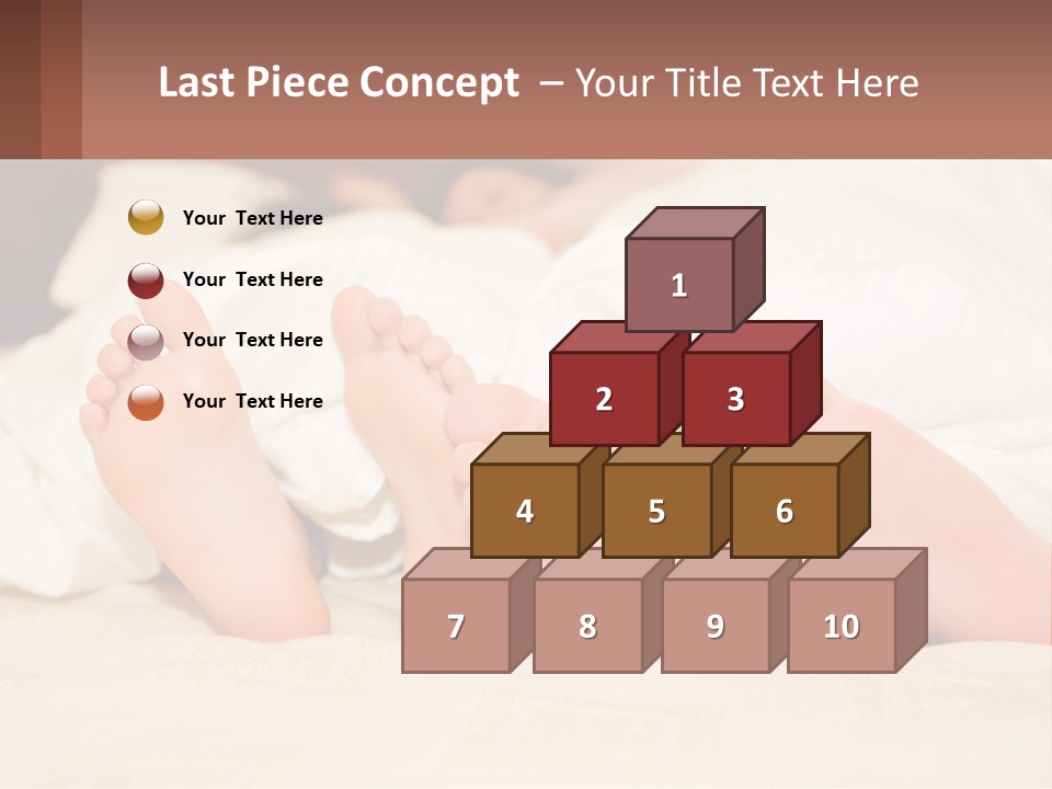 Girl And Boy In Bed PowerPoint Template