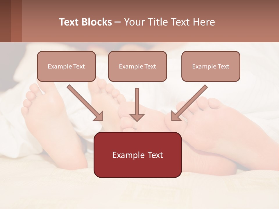 Girl And Boy In Bed PowerPoint Template