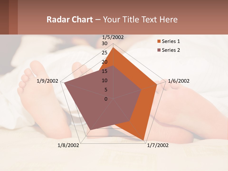 Girl And Boy In Bed PowerPoint Template