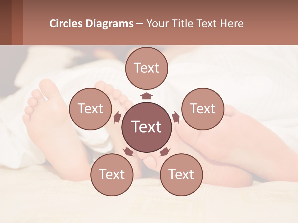 Girl And Boy In Bed PowerPoint Template