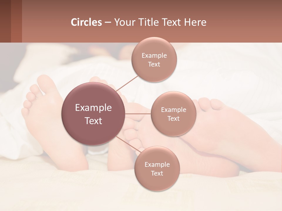 Girl And Boy In Bed PowerPoint Template