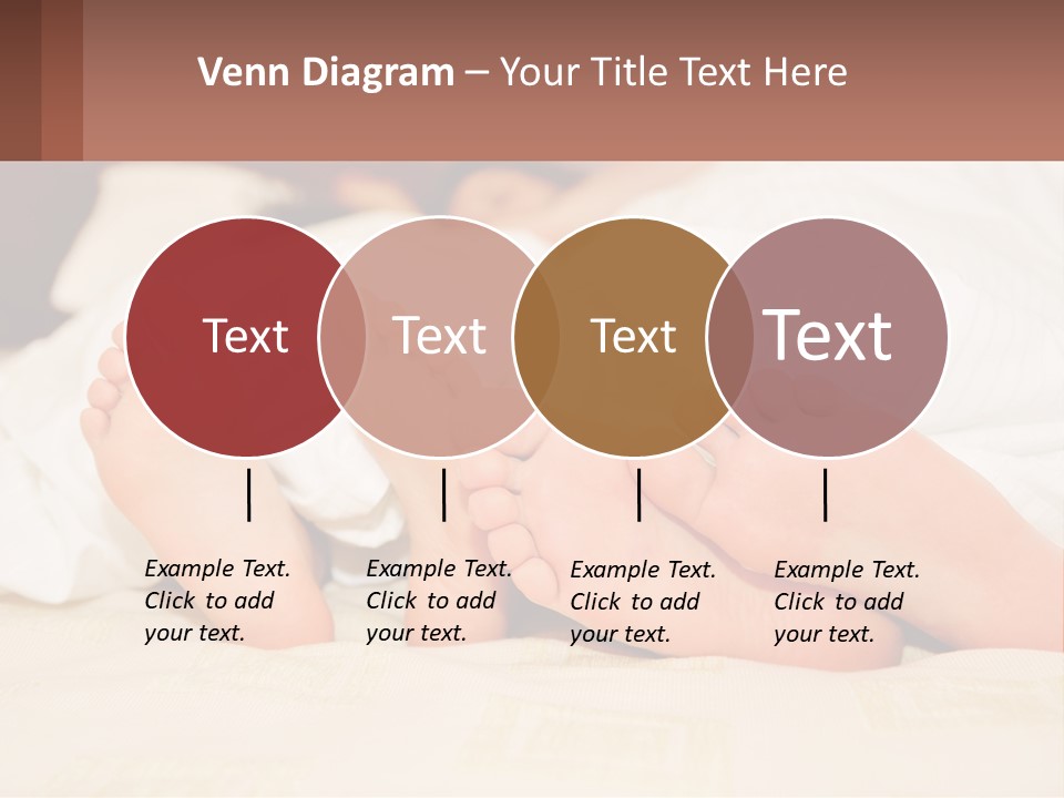 Girl And Boy In Bed PowerPoint Template