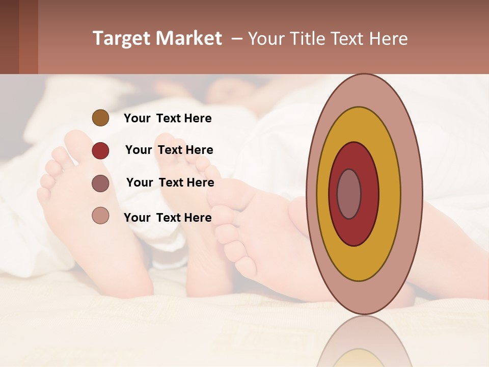 Girl And Boy In Bed PowerPoint Template