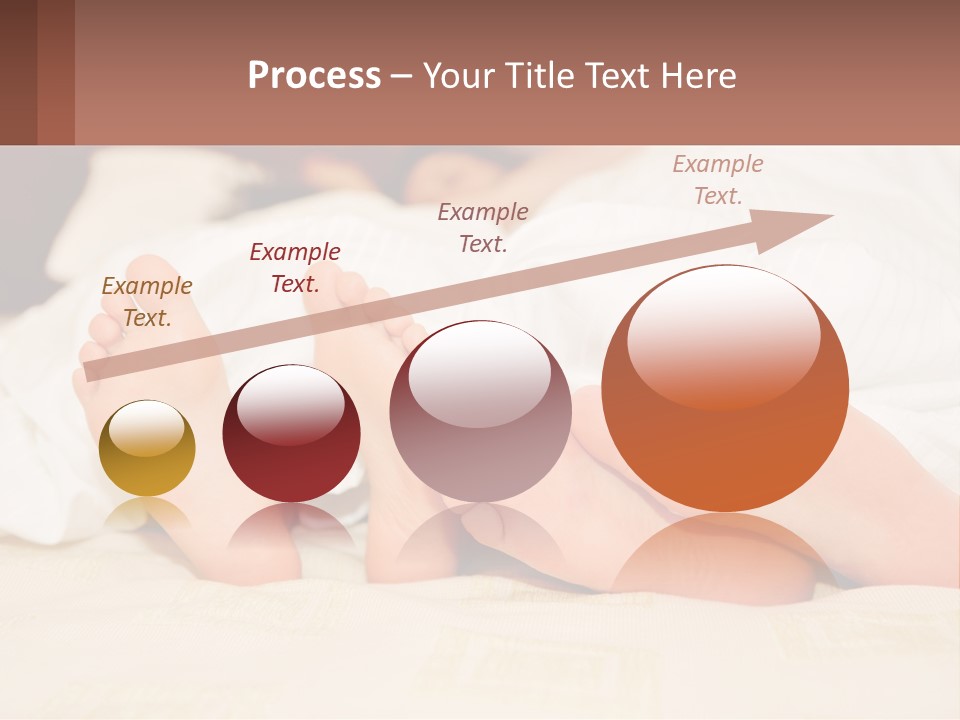 Girl And Boy In Bed PowerPoint Template