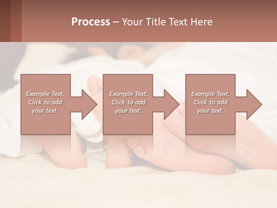 Girl And Boy In Bed PowerPoint Template