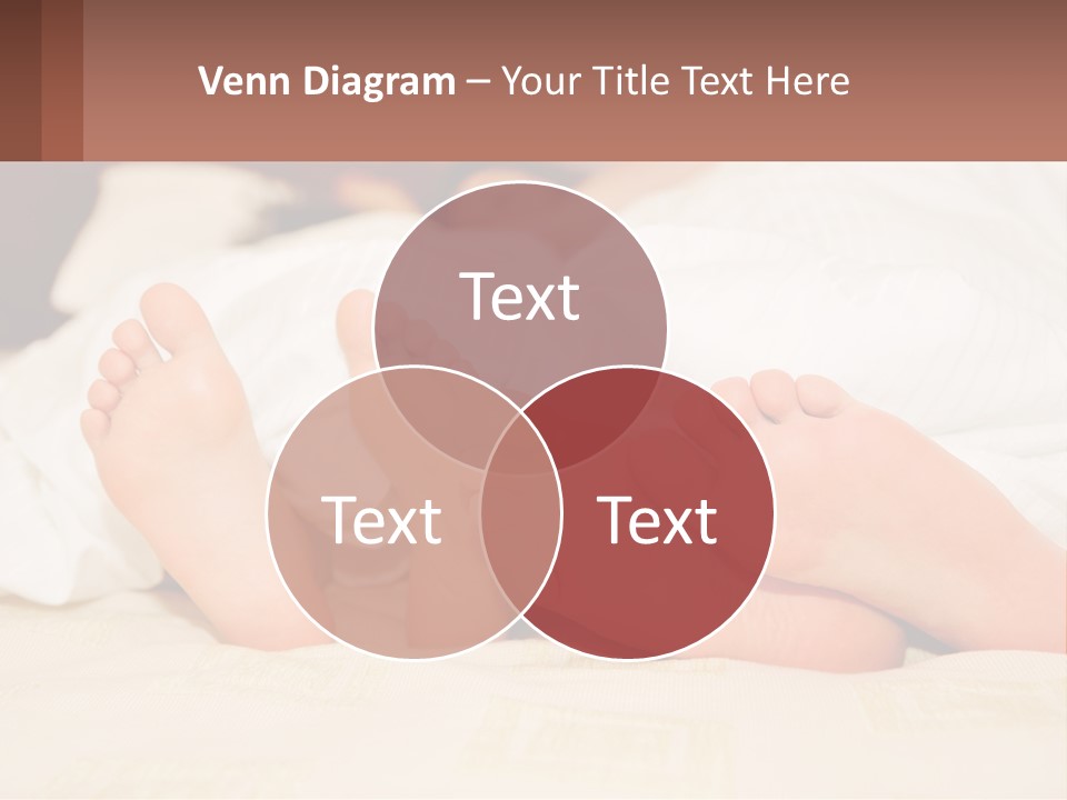 Girl And Boy In Bed PowerPoint Template