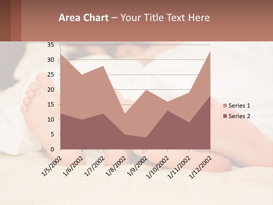 Girl And Boy In Bed PowerPoint Template