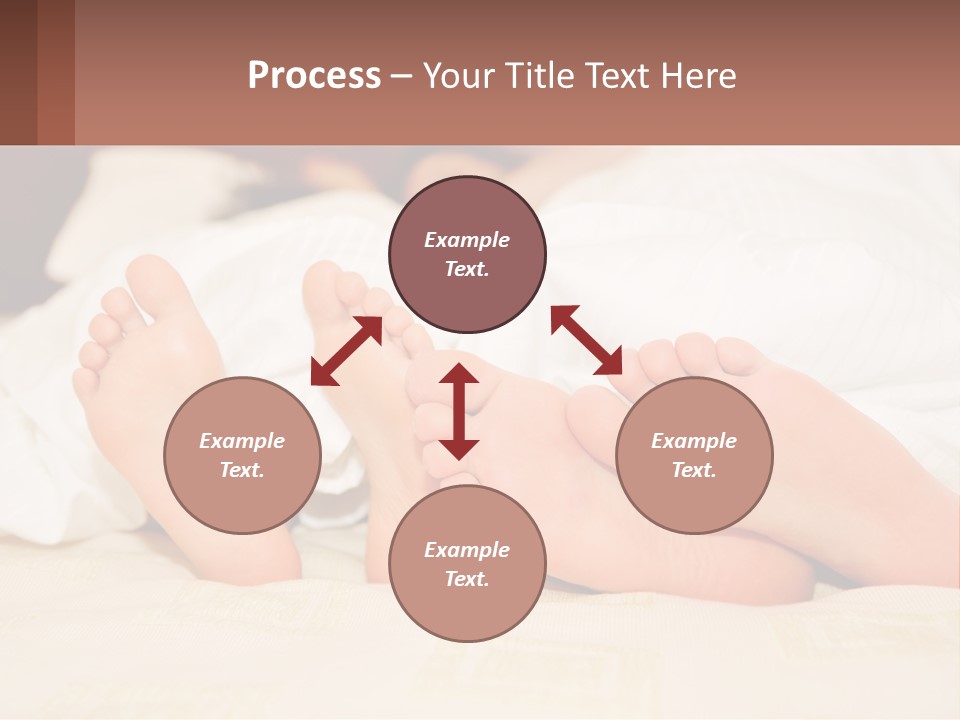 Girl And Boy In Bed PowerPoint Template