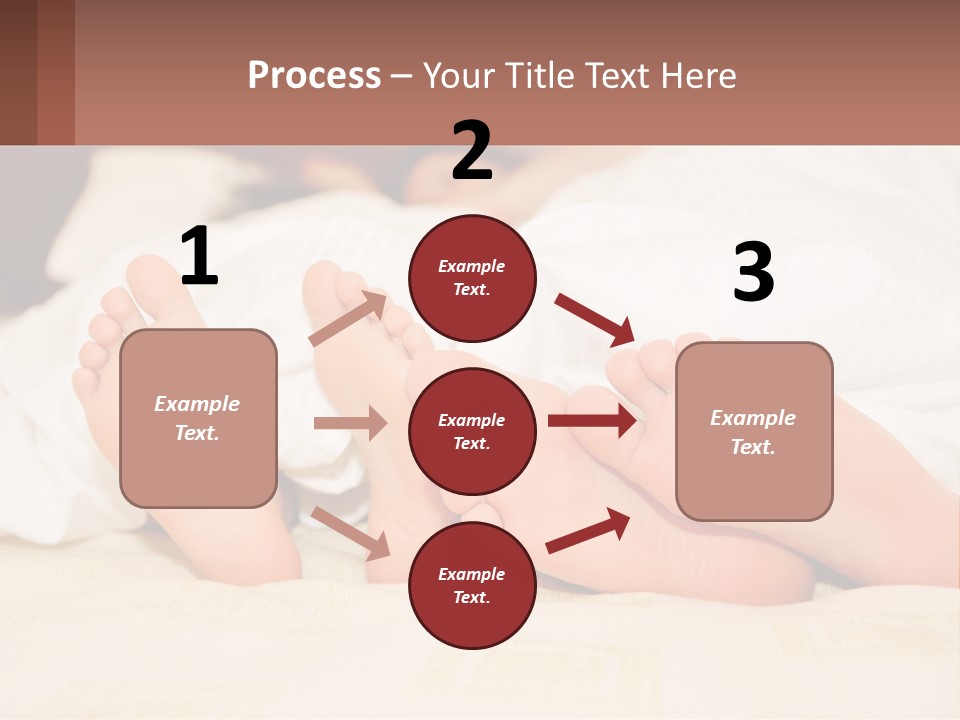 Girl And Boy In Bed PowerPoint Template