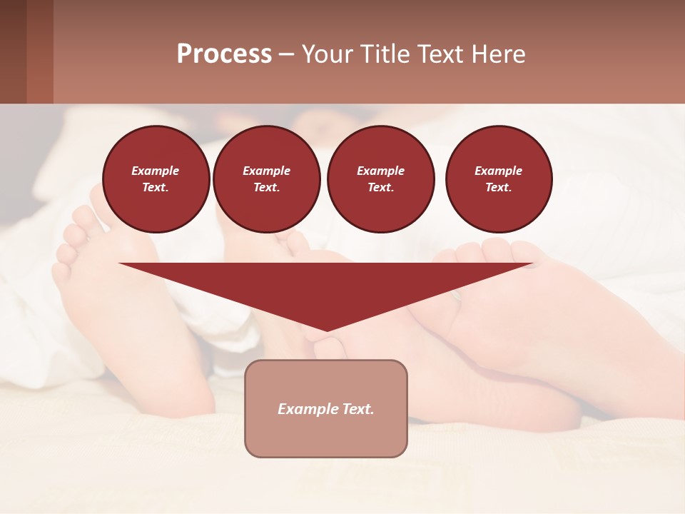 Girl And Boy In Bed PowerPoint Template