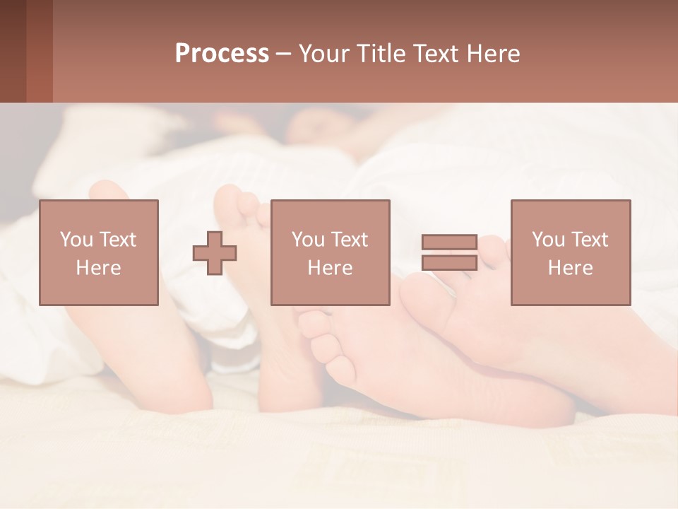 Girl And Boy In Bed PowerPoint Template