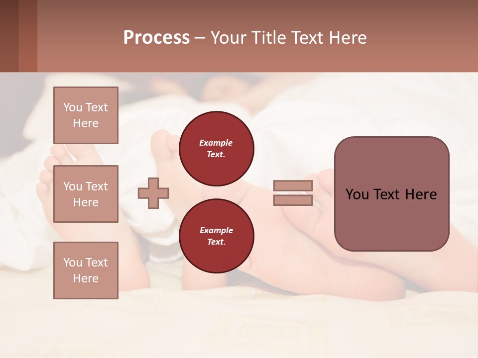 Girl And Boy In Bed PowerPoint Template