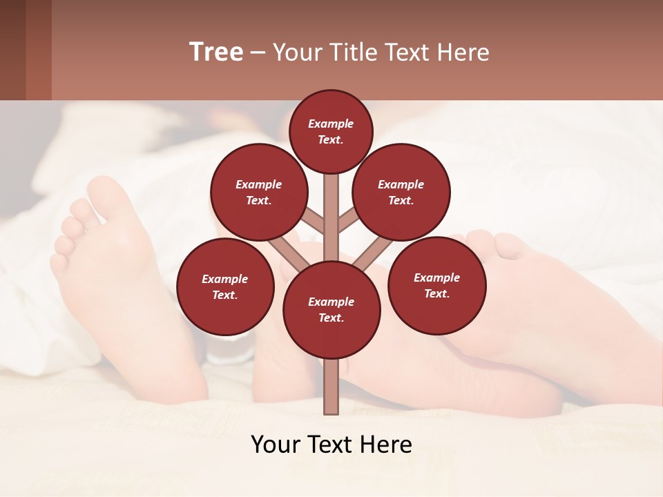 Girl And Boy In Bed PowerPoint Template