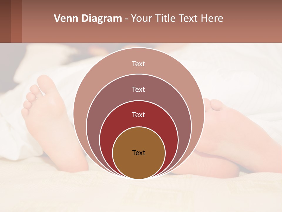 Girl And Boy In Bed PowerPoint Template