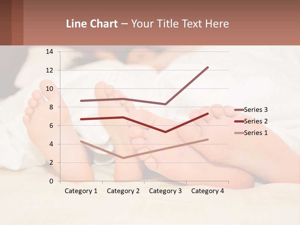 Girl And Boy In Bed PowerPoint Template