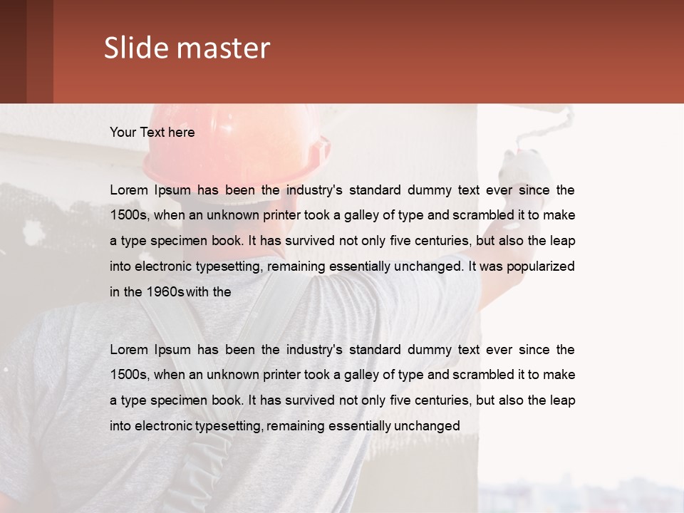 Painting Works PowerPoint Template