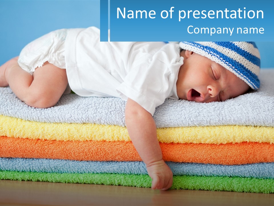 Sleeping Baby PowerPoint Template