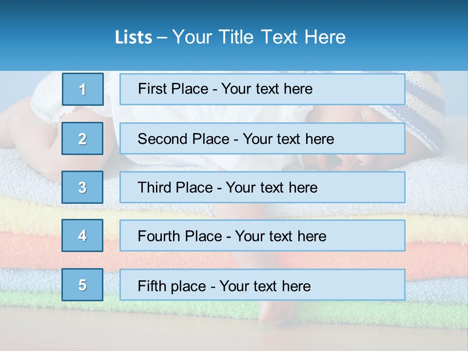 Sleeping Baby PowerPoint Template
