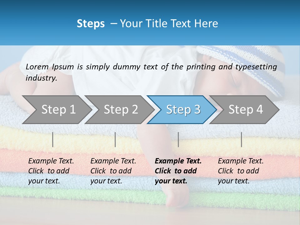 Sleeping Baby PowerPoint Template