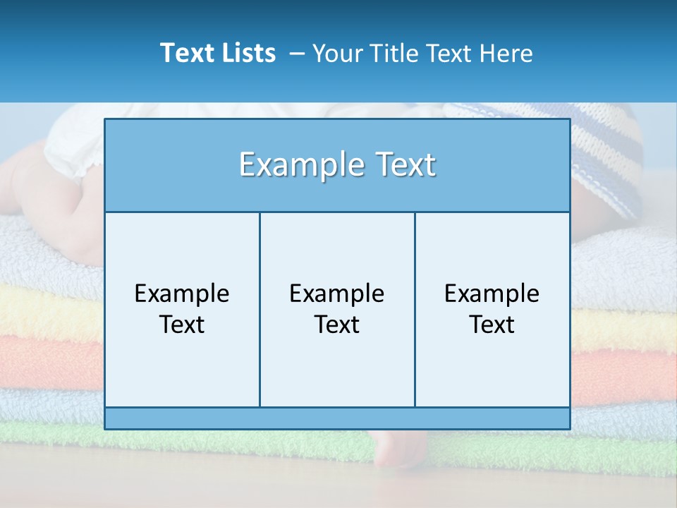 Sleeping Baby PowerPoint Template
