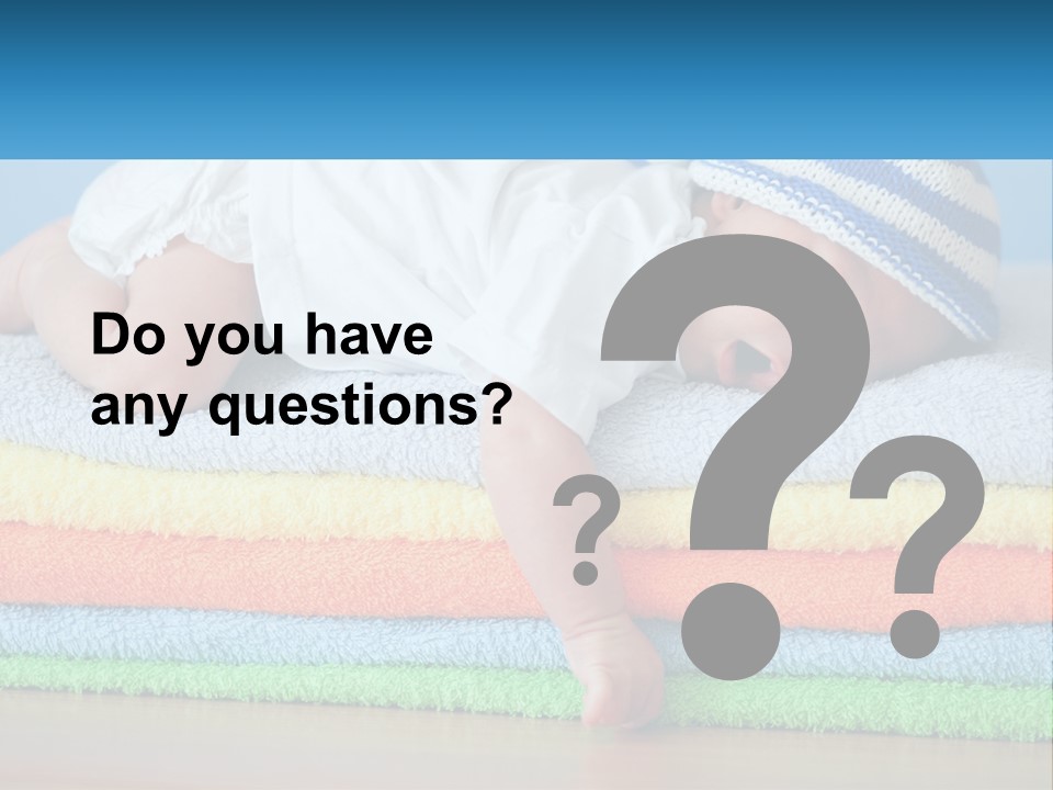 Sleeping Baby PowerPoint Template