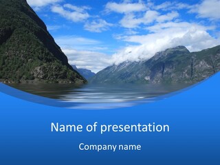 Mountains And Water PowerPoint Template
