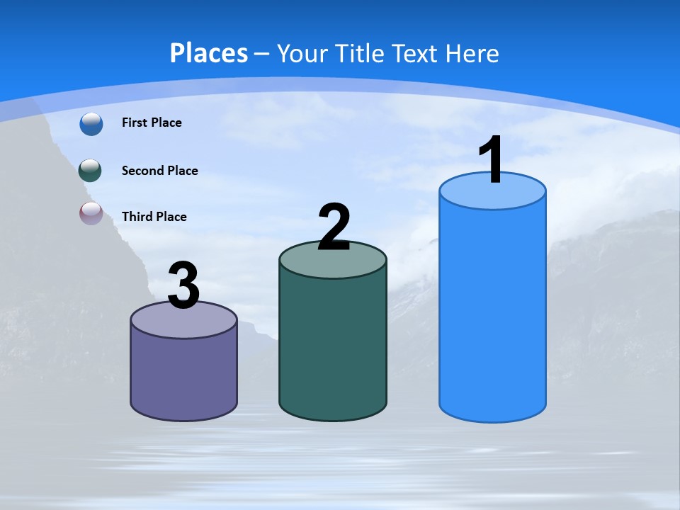 Mountains And Water PowerPoint Template