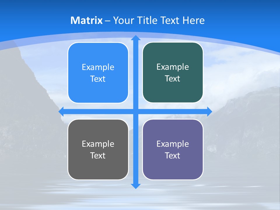 Mountains And Water PowerPoint Template