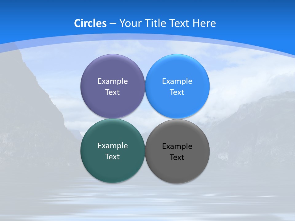 Mountains And Water PowerPoint Template