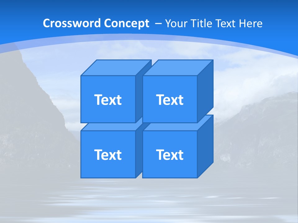 Mountains And Water PowerPoint Template