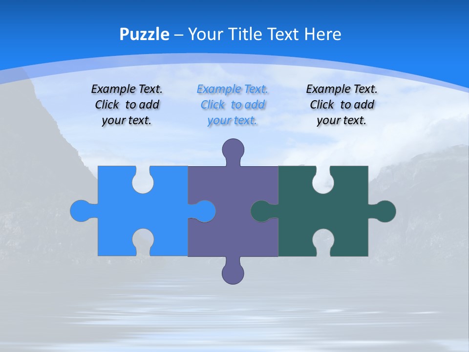 Mountains And Water PowerPoint Template