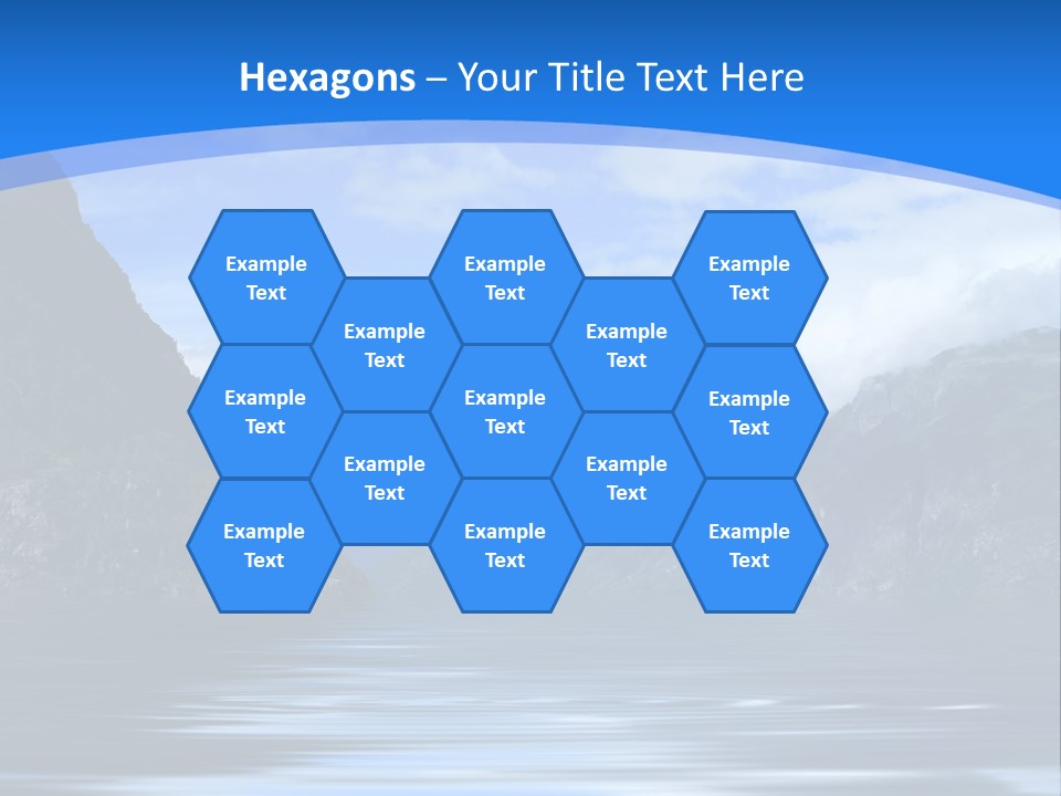 Mountains And Water PowerPoint Template