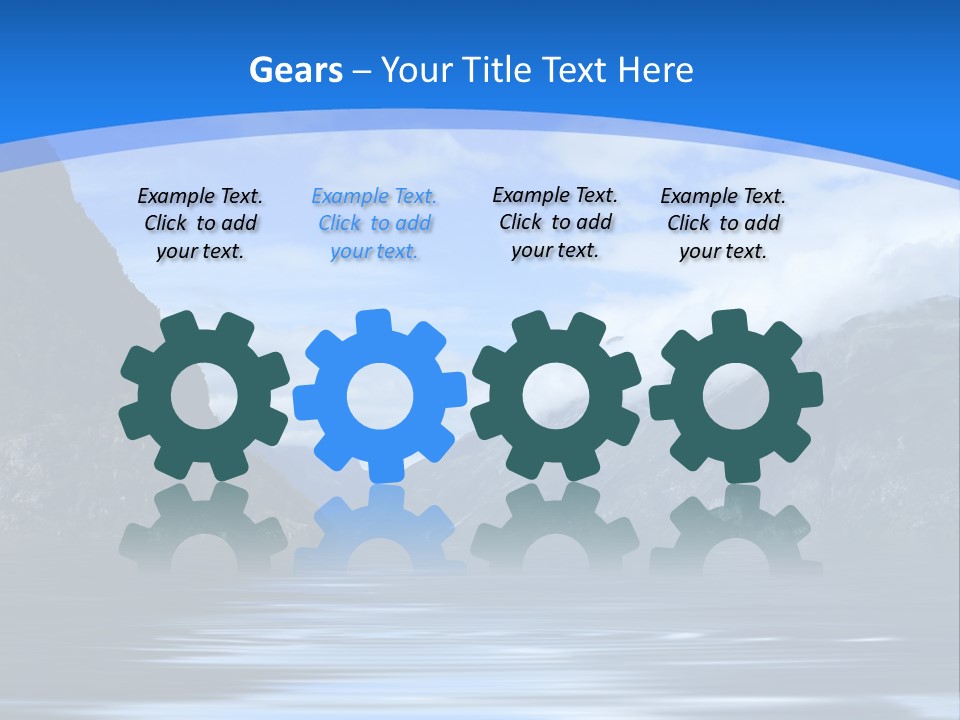 Mountains And Water PowerPoint Template