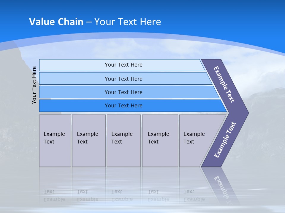 Mountains And Water PowerPoint Template