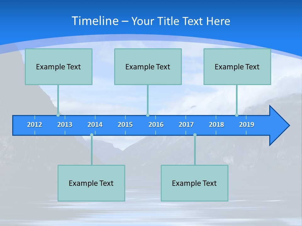 Mountains And Water PowerPoint Template