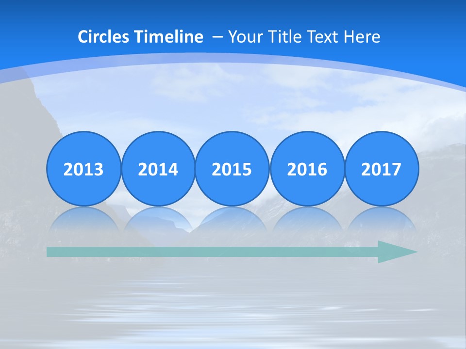 Mountains And Water PowerPoint Template