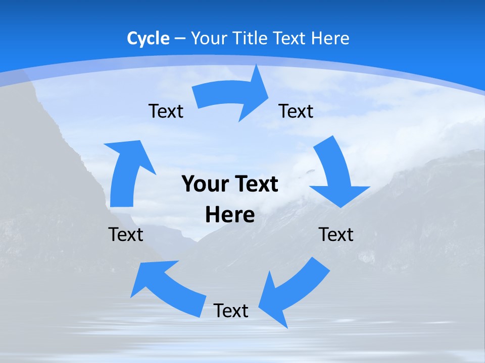 Mountains And Water PowerPoint Template