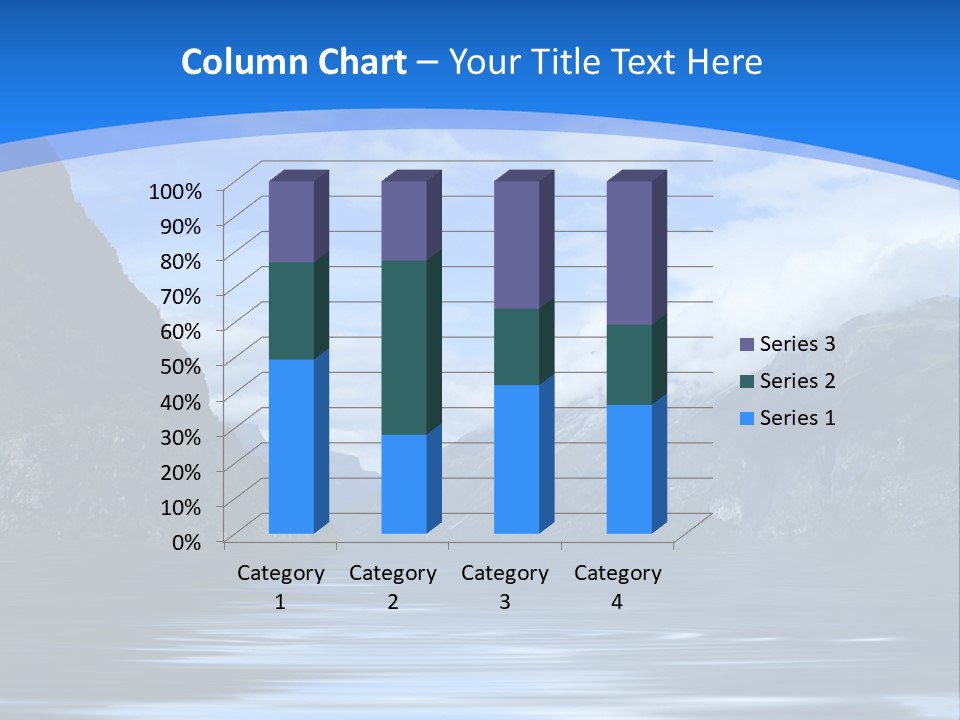 Mountains And Water PowerPoint Template