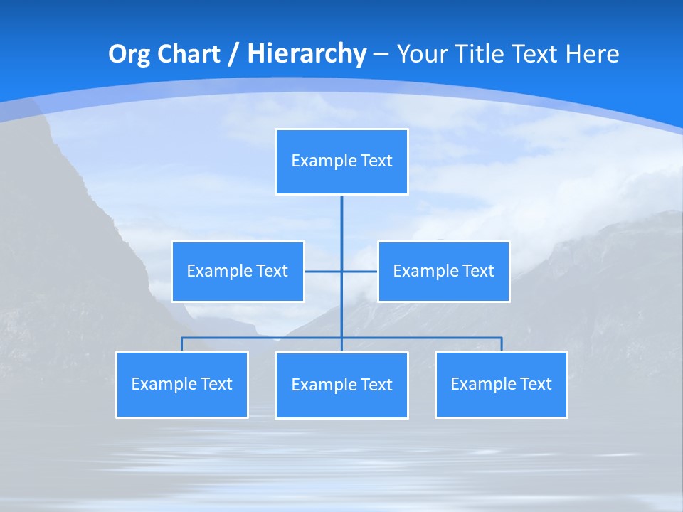 Mountains And Water PowerPoint Template