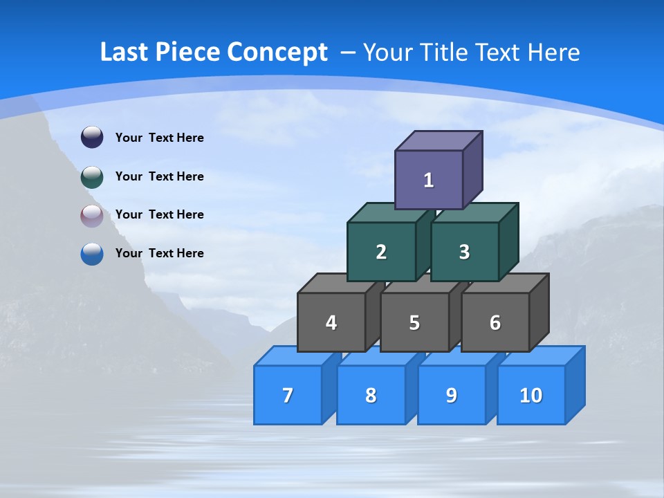 Mountains And Water PowerPoint Template