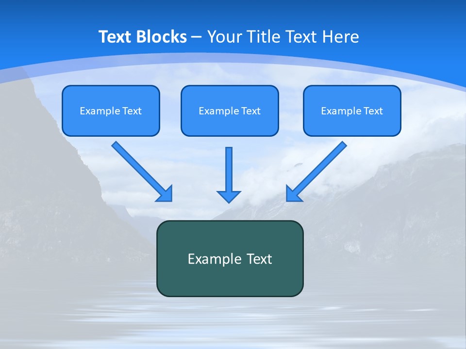 Mountains And Water PowerPoint Template