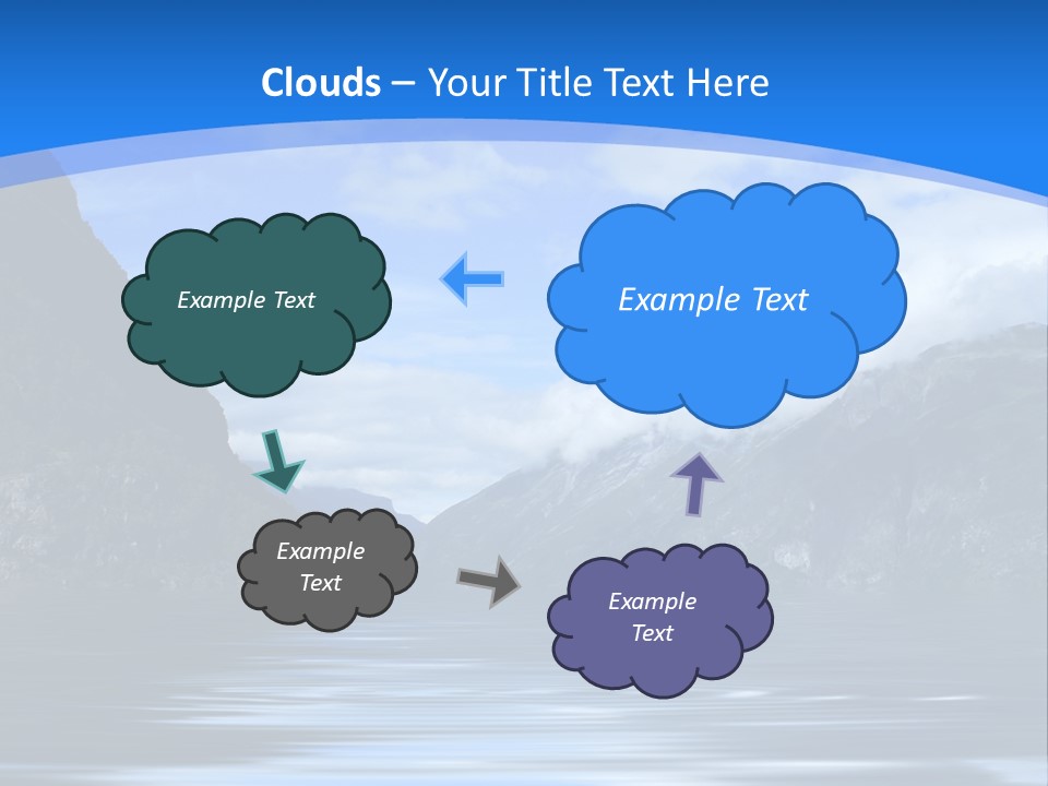 Mountains And Water PowerPoint Template