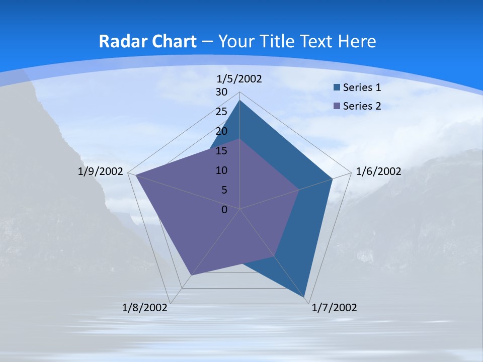 Mountains And Water PowerPoint Template